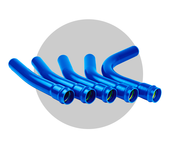 foto gruppo prodotti raccordi per tubi acqua in pvca con giunzione forsheda power lock